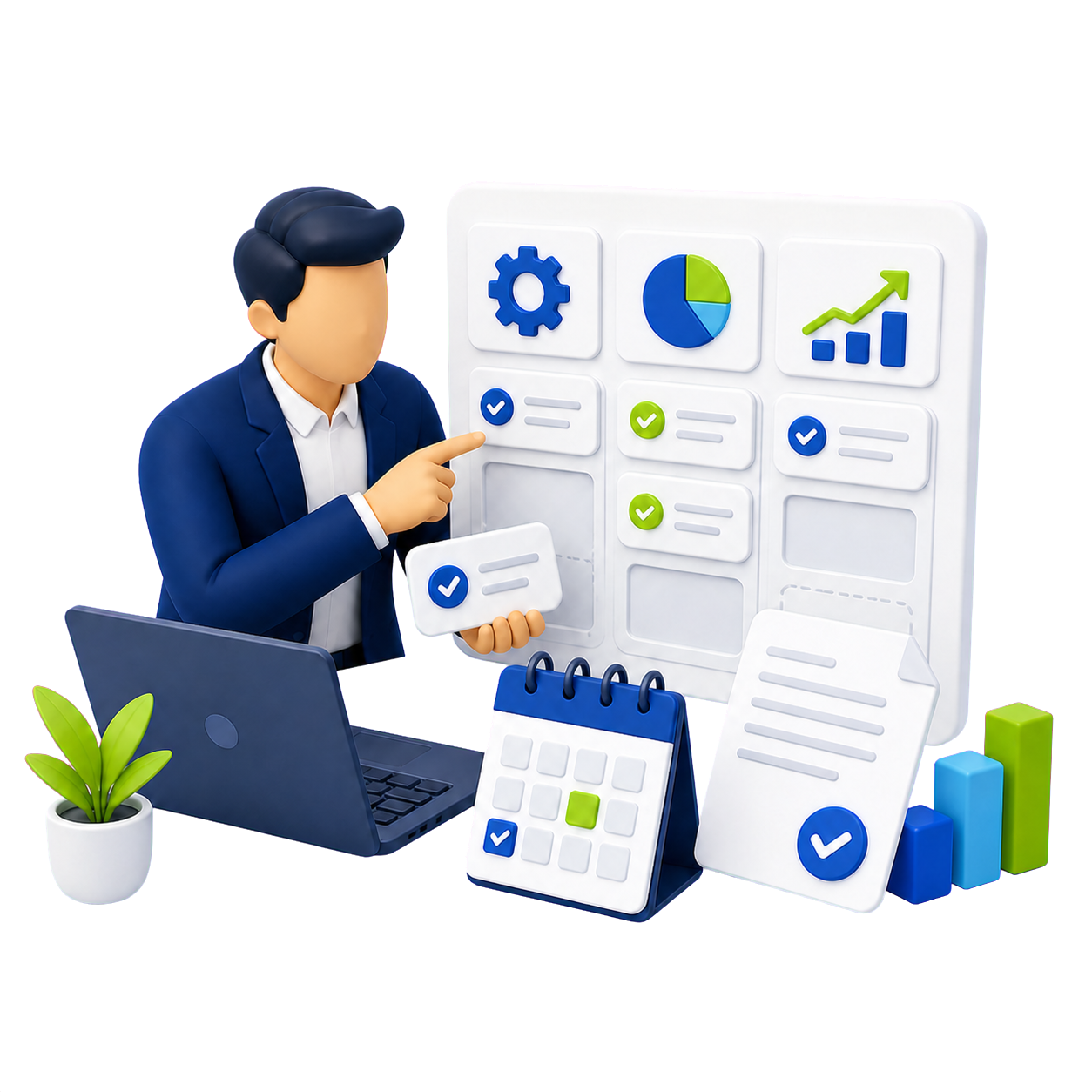 Customized accounting proposal illustration